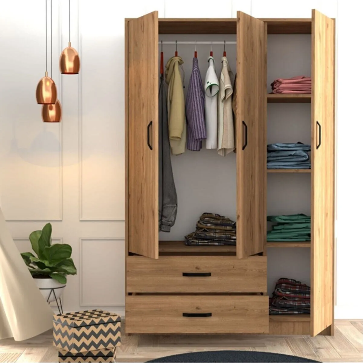 خزانة ملابس خشبيه -Wooden wardrobe