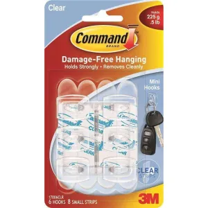 3M R-1 Miniature Suction Hooks 6pk