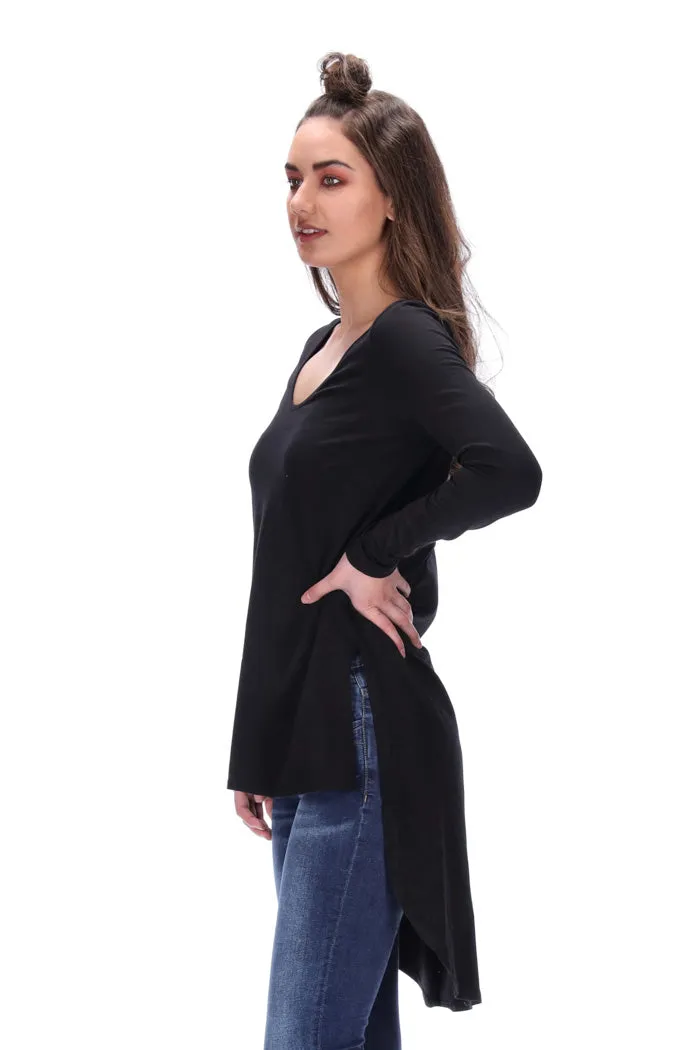 Alexis Long Sleeve Top Black