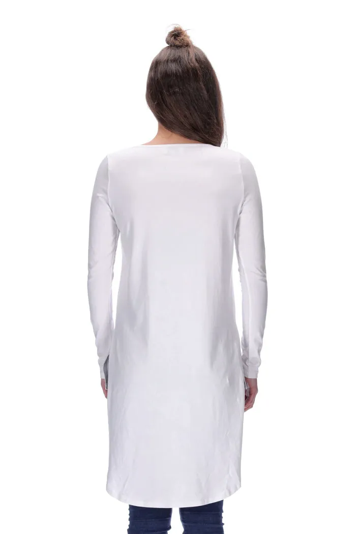 Alexis Long Sleeve Top White