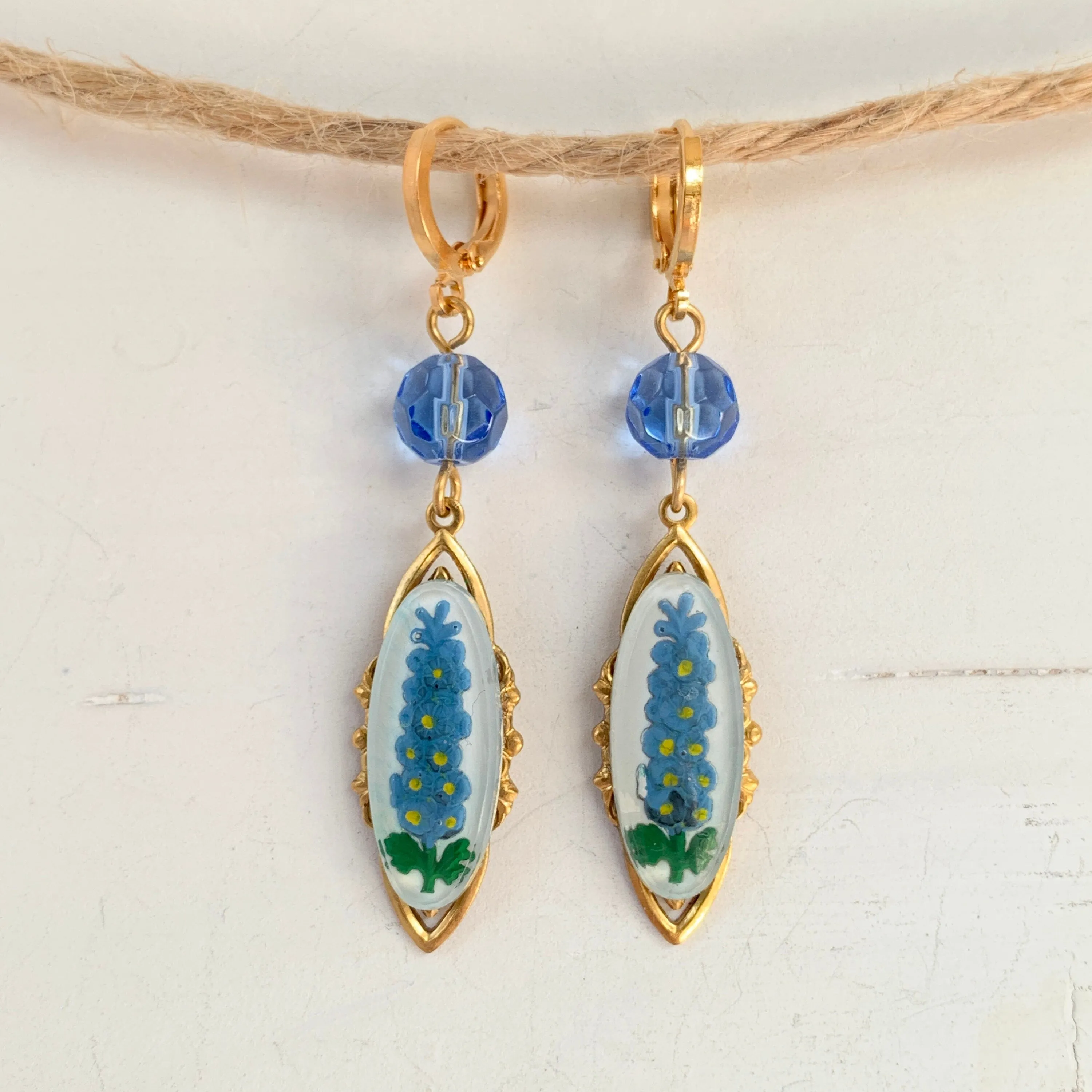 April Showers Earrings in Bluebell