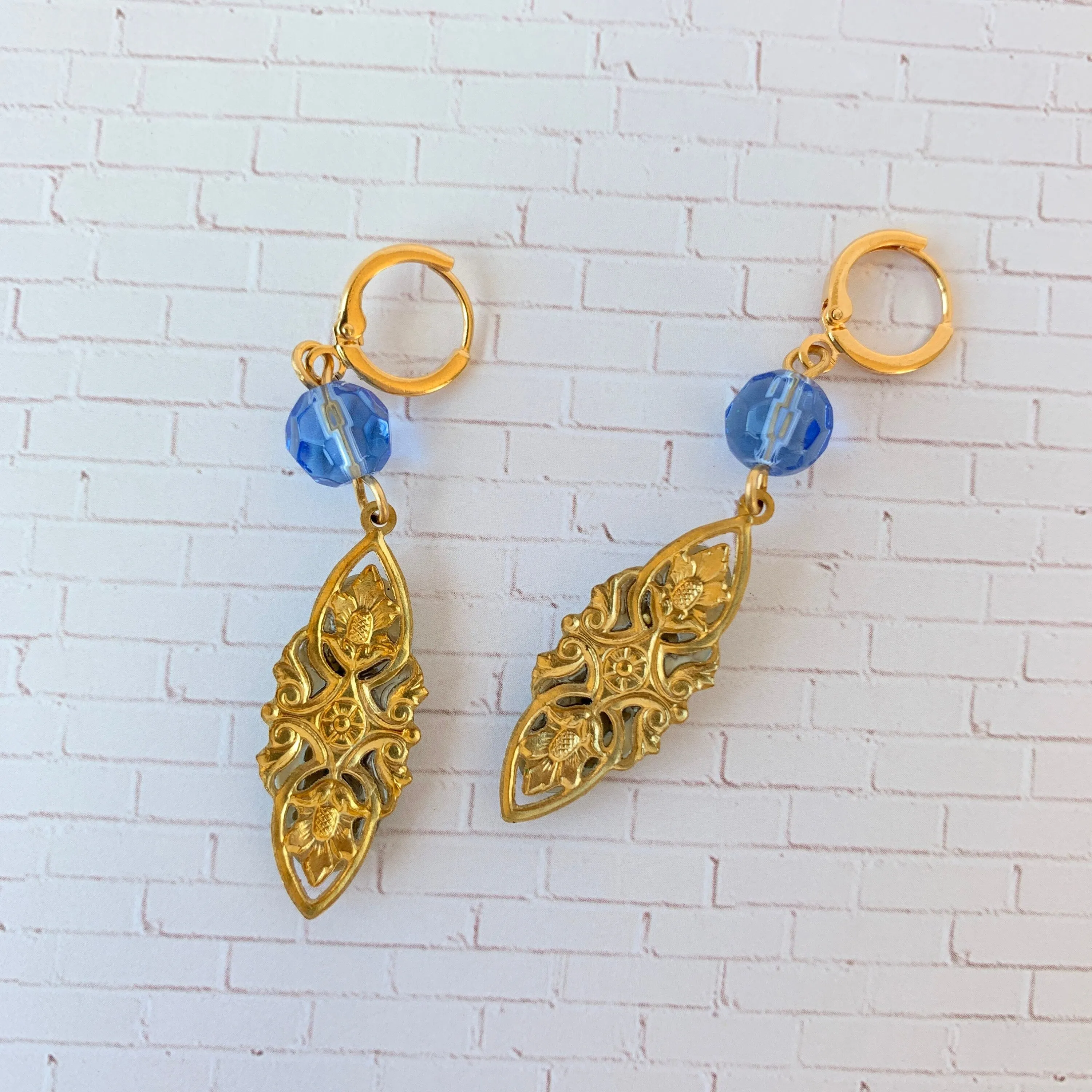 April Showers Earrings in Bluebell