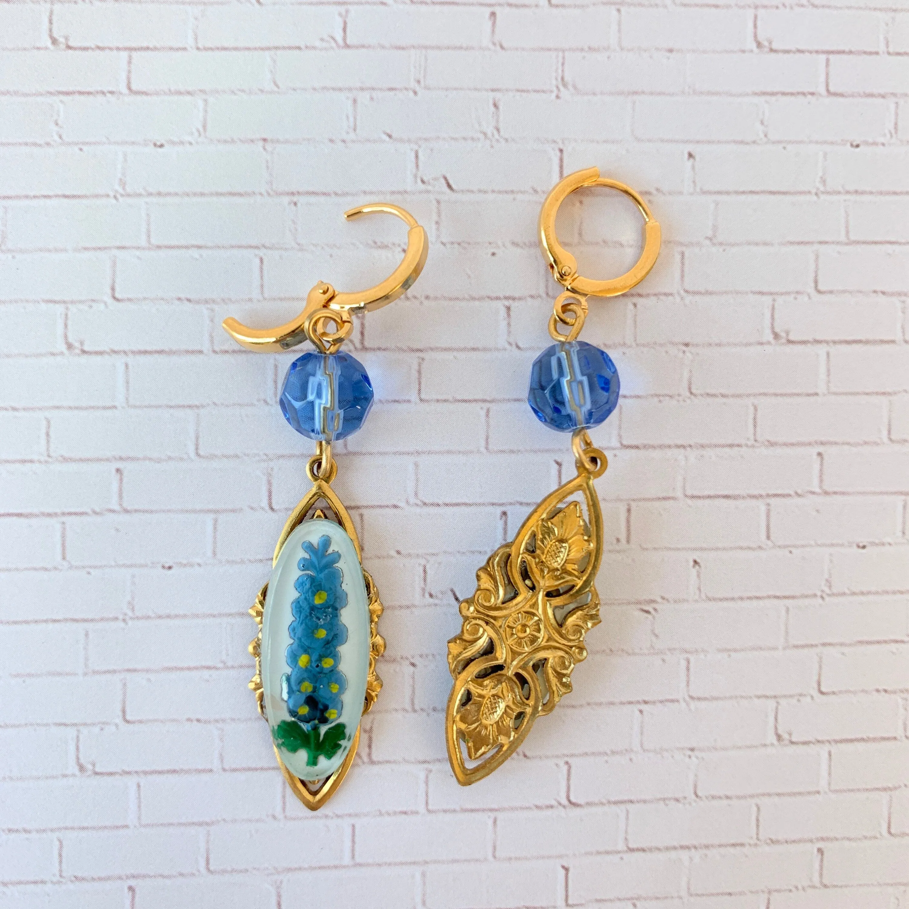 April Showers Earrings in Bluebell