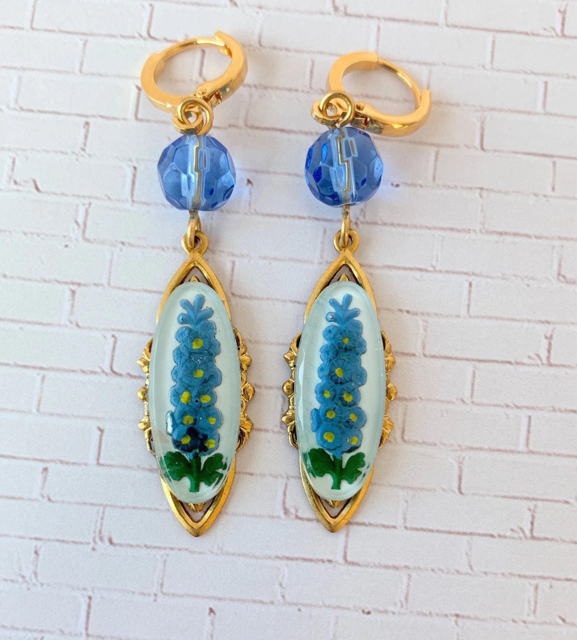 April Showers Earrings in Bluebell