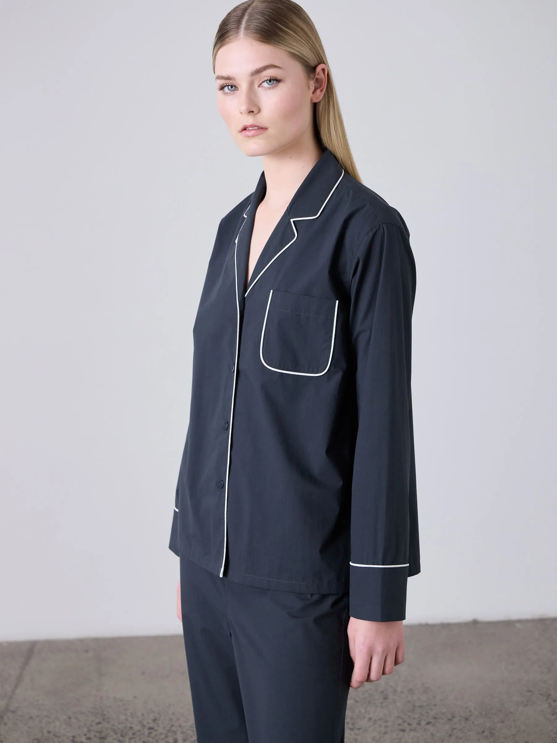 Arabella Long-Sleeve Set - Navy