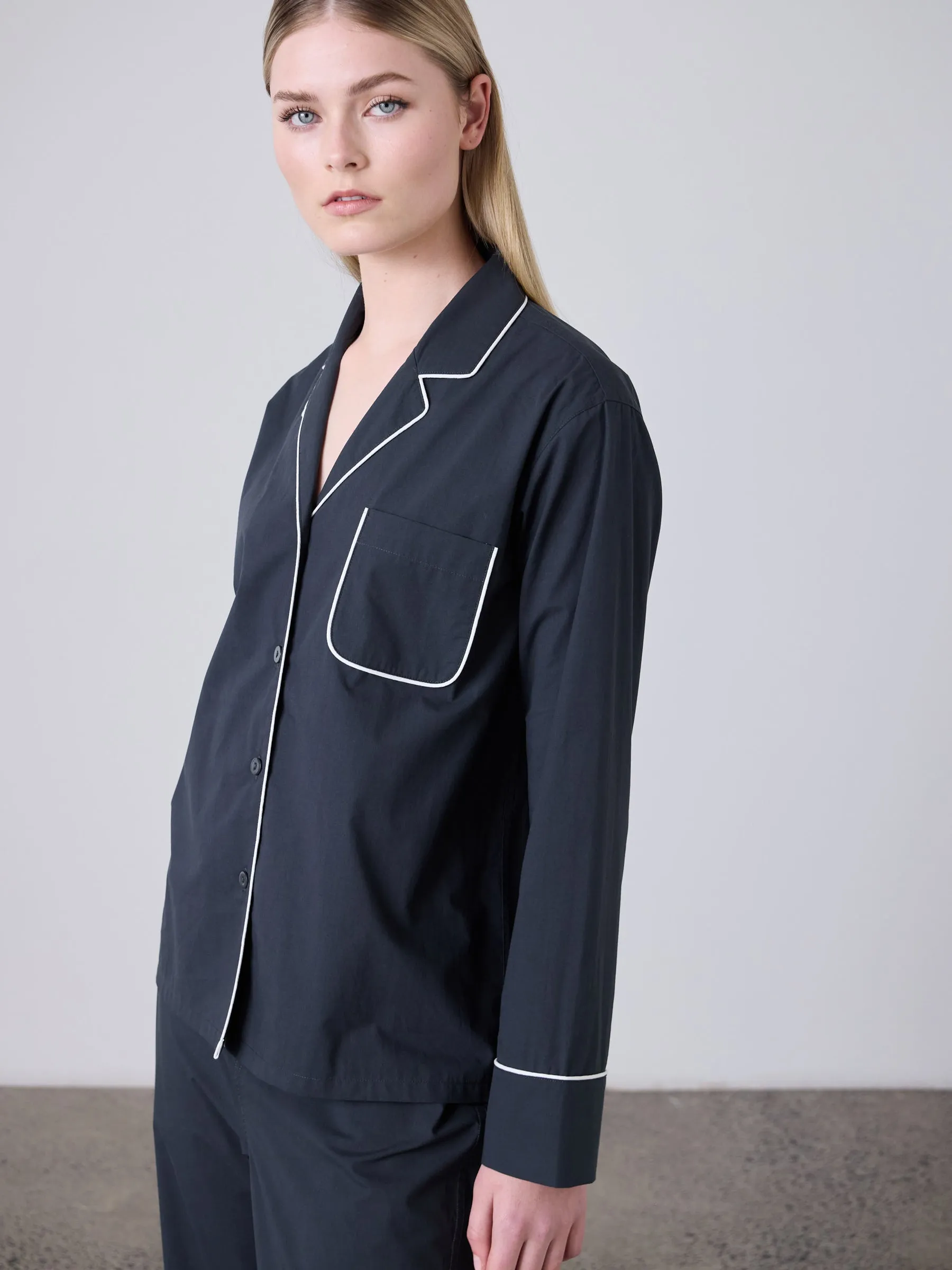 Arabella Long-Sleeve Set - Navy
