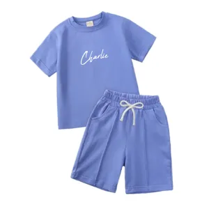 Argyle Personalised Tee & Short Set