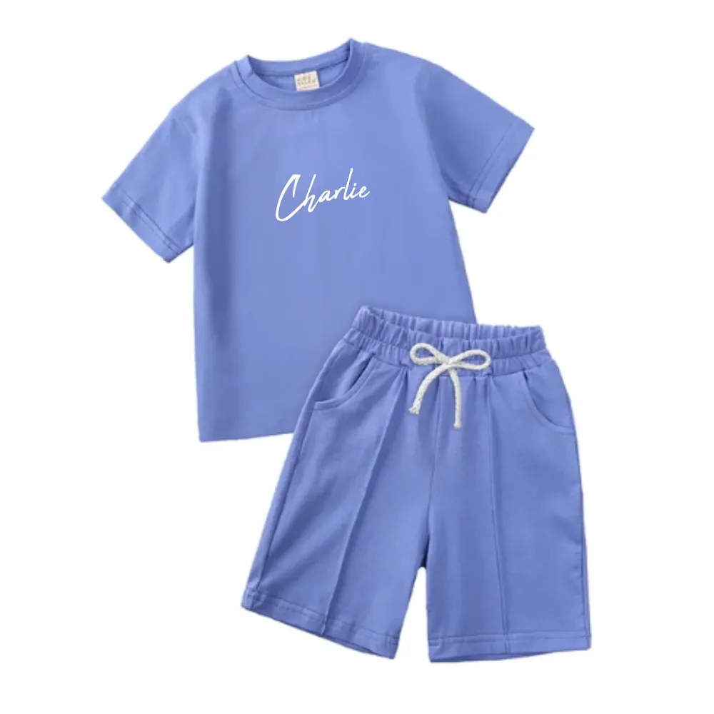 Argyle Personalised Tee & Short Set
