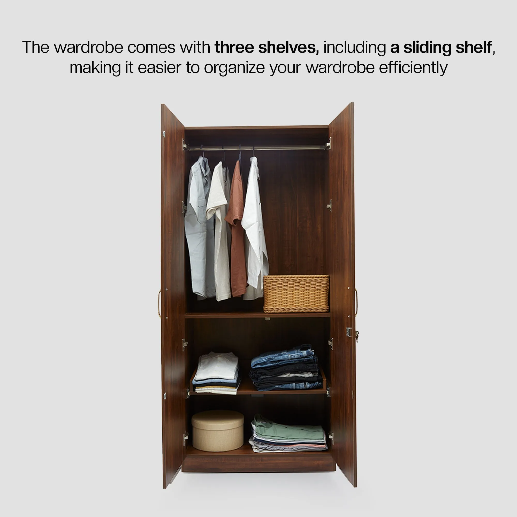 Arthur 2-Door Wardrobe