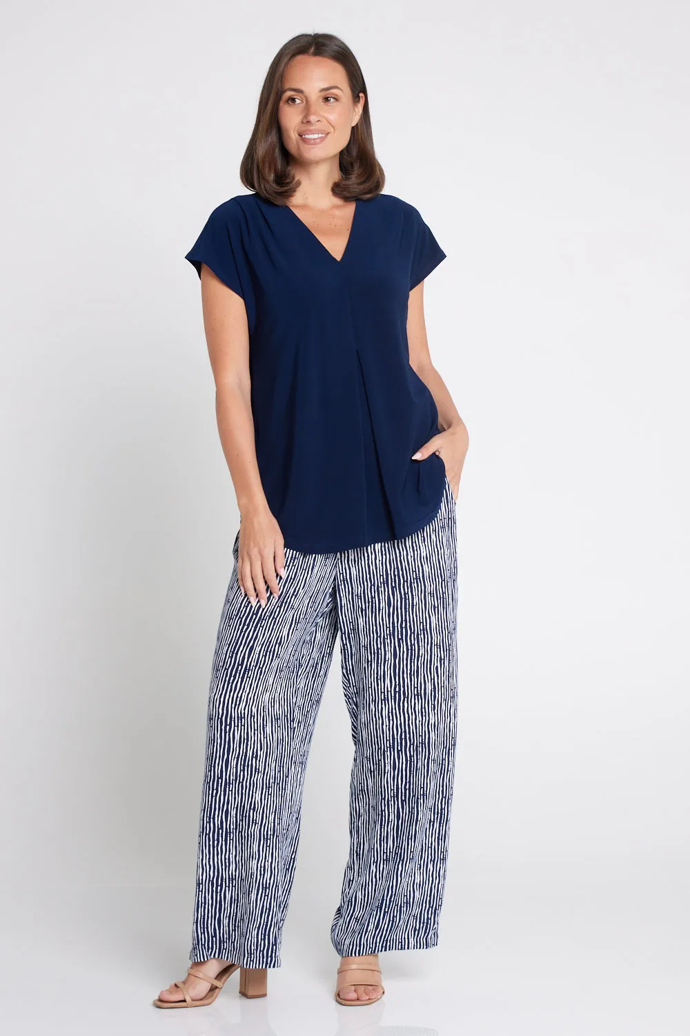 Ashlyn Top - Navy