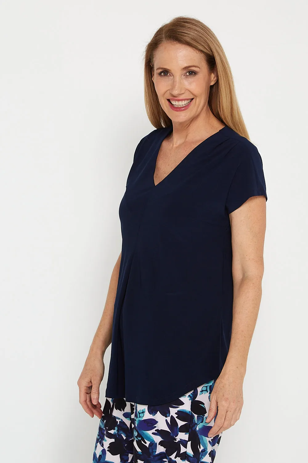 Ashlyn Top - Navy