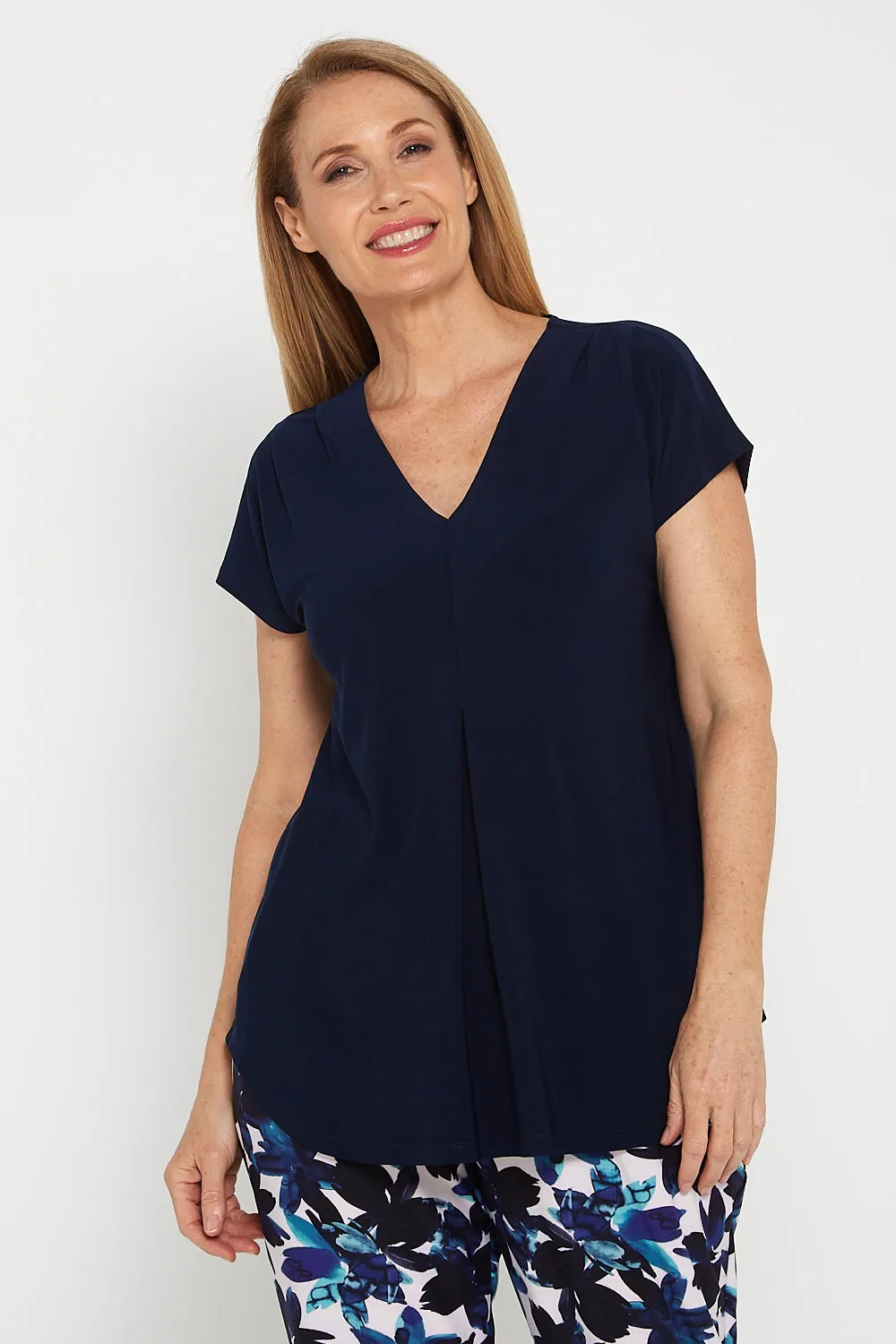 Ashlyn Top - Navy