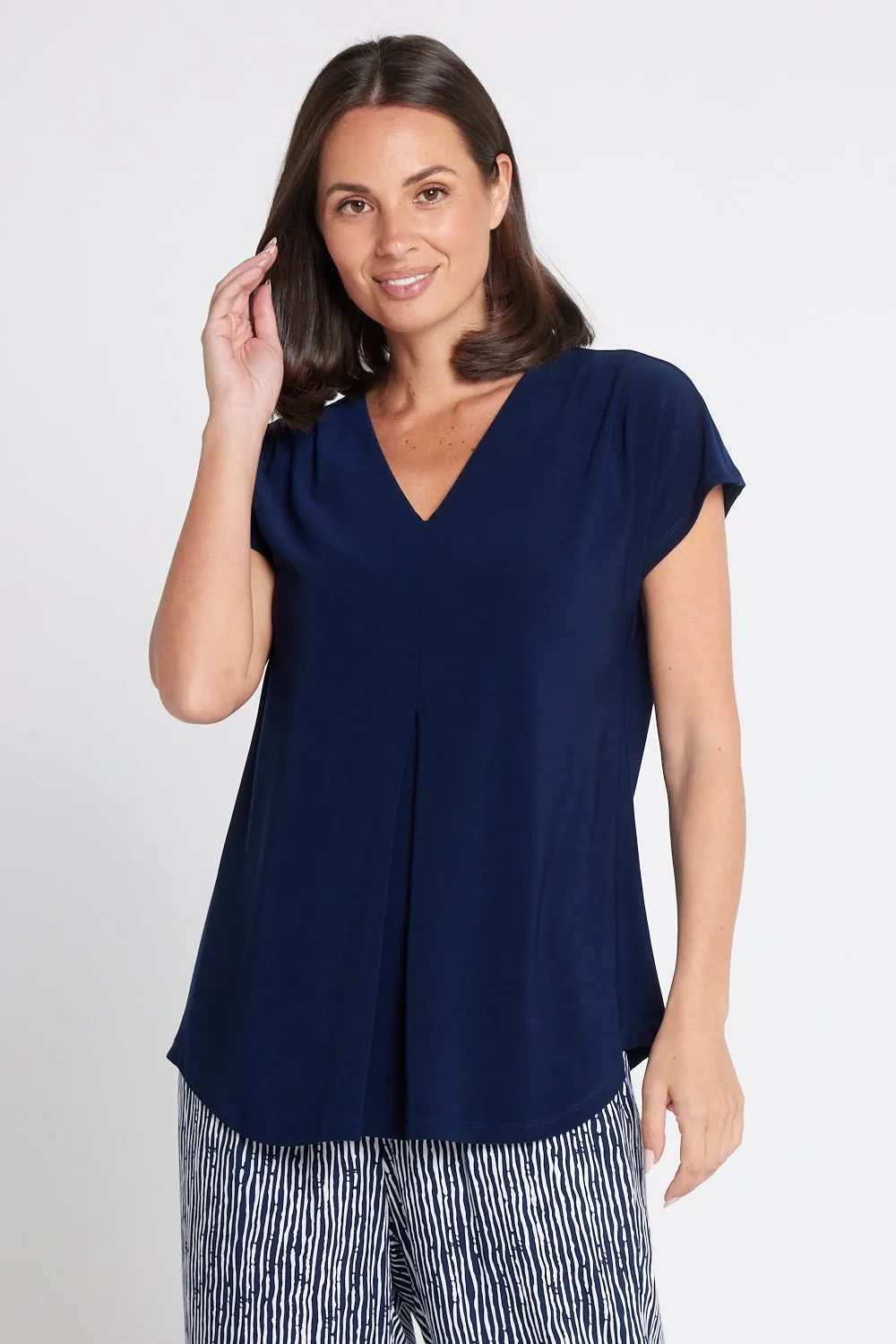 Ashlyn Top - Navy