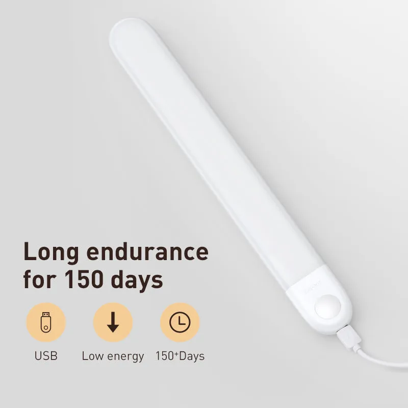 Baseus Sunshine Series Motion-Sensor Wardrobe Light - Natural LED Light with Human Body Detection and Magnetic Mount (DGSUN-YA02)