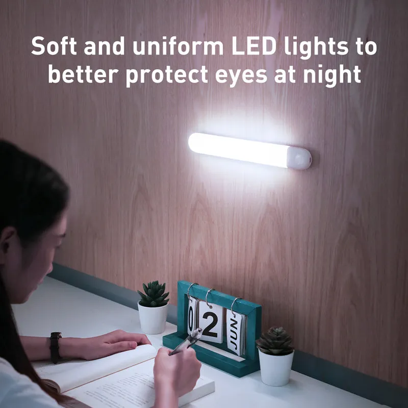 Baseus Sunshine Series Motion-Sensor Wardrobe Light - Natural LED Light with Human Body Detection and Magnetic Mount (DGSUN-YA02)