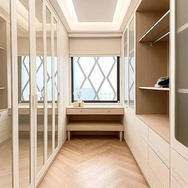 bed and wardrobe ..  سرير وخزانة