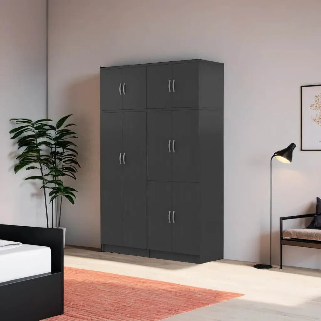 Bernald 5ft Walnut Open Door Wardrobe