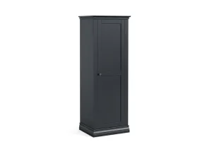 Bordeaux Charcoal Single Door Wardrobe