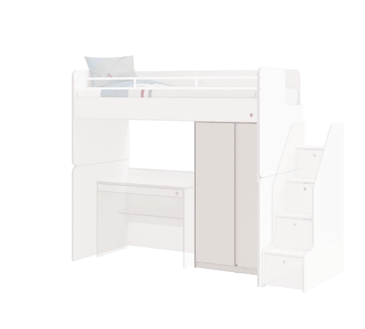 Cilek Studio Wardrobe White