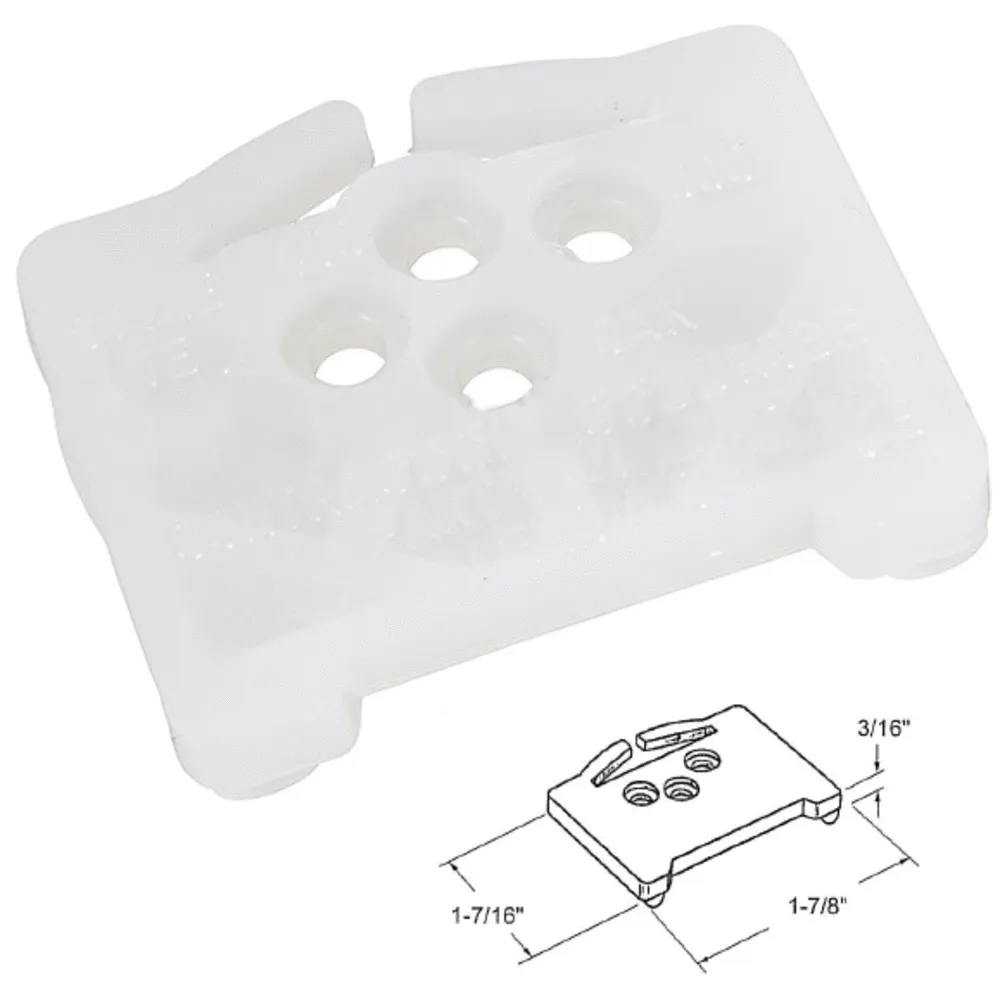 Closet Door Nylon Top Guide for Contractors Wardrobe Doors