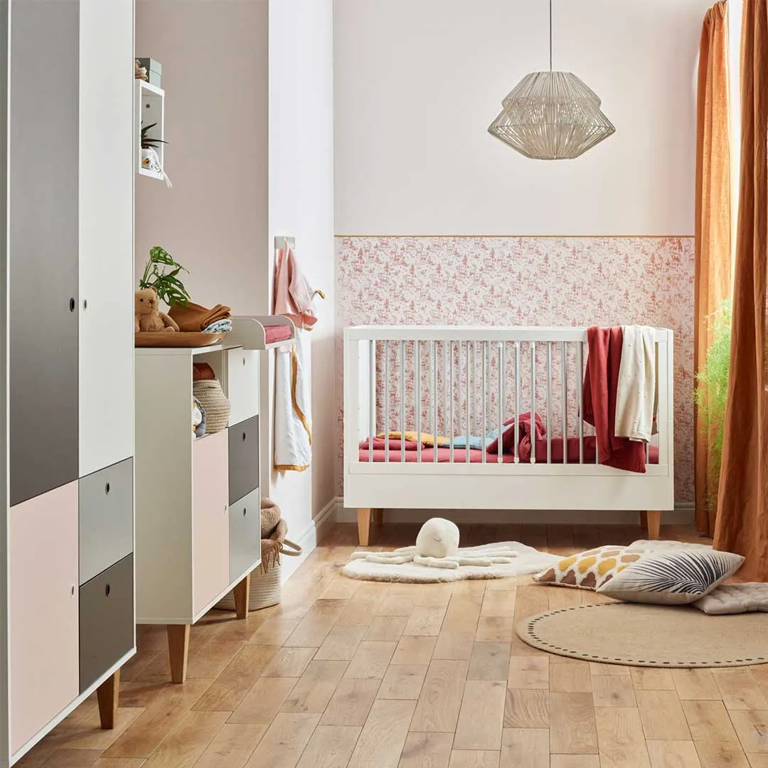 Concept Two-Door Wardrobe - Pink