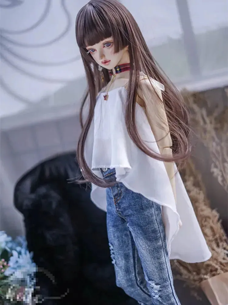 Cool Chiffon Top for BJD Dolls - 1/4 MSD & 1/3 SD16 Customized Clothing | Stylish Doll Fashion