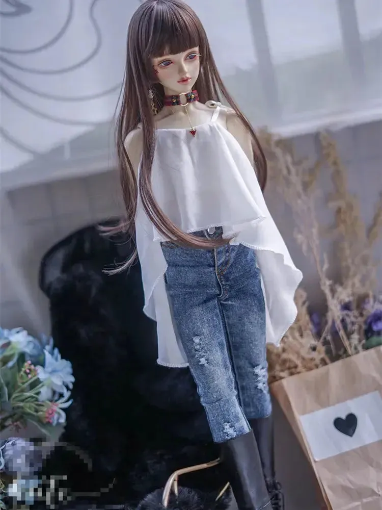 Cool Chiffon Top for BJD Dolls - 1/4 MSD & 1/3 SD16 Customized Clothing | Stylish Doll Fashion