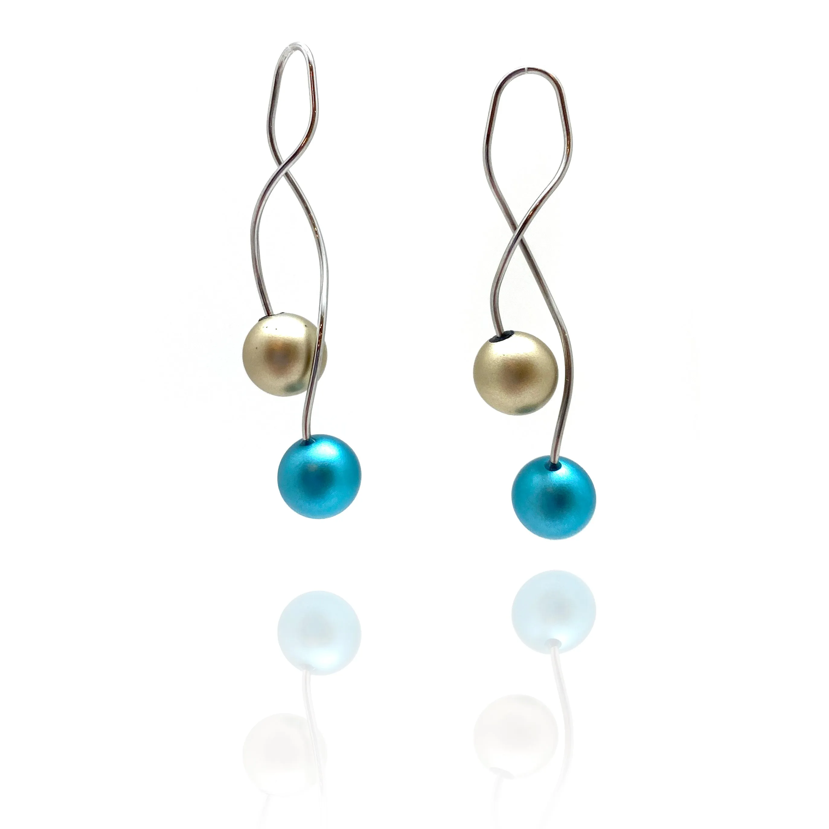 Custom Earrings - Spiral Base