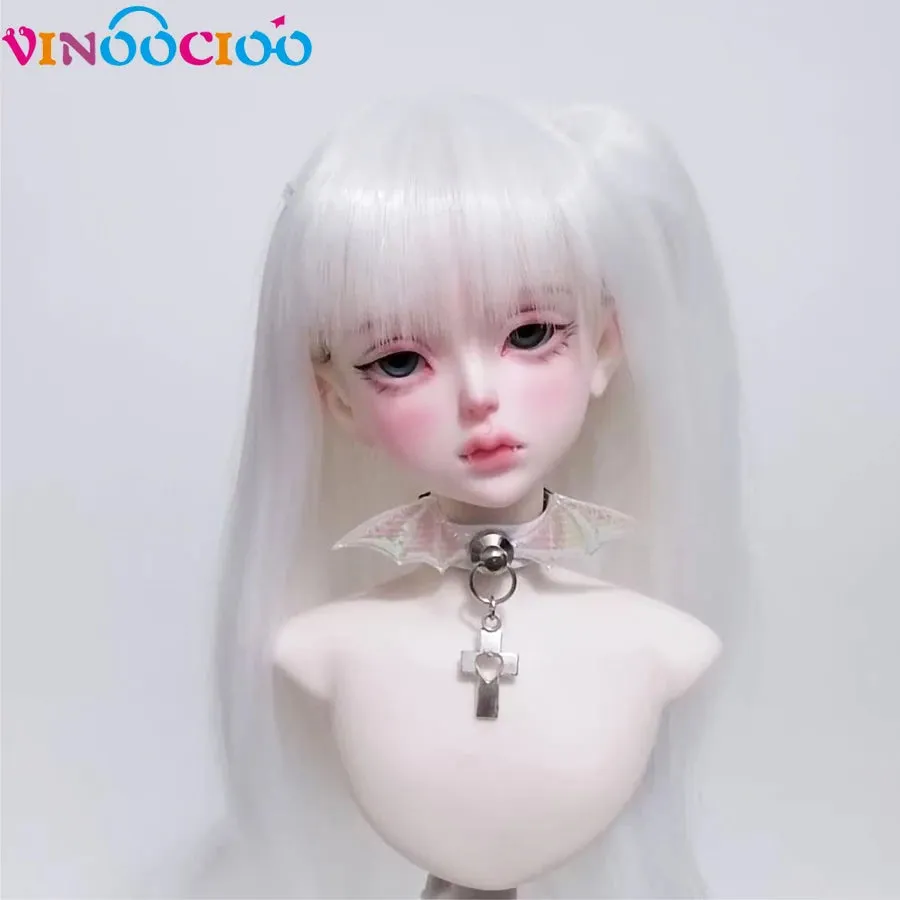 Devil Wing Choker Necklace for BJD Dolls (1/6, 1/4, 1/3 Scale) - Leather Leadrope Accessories