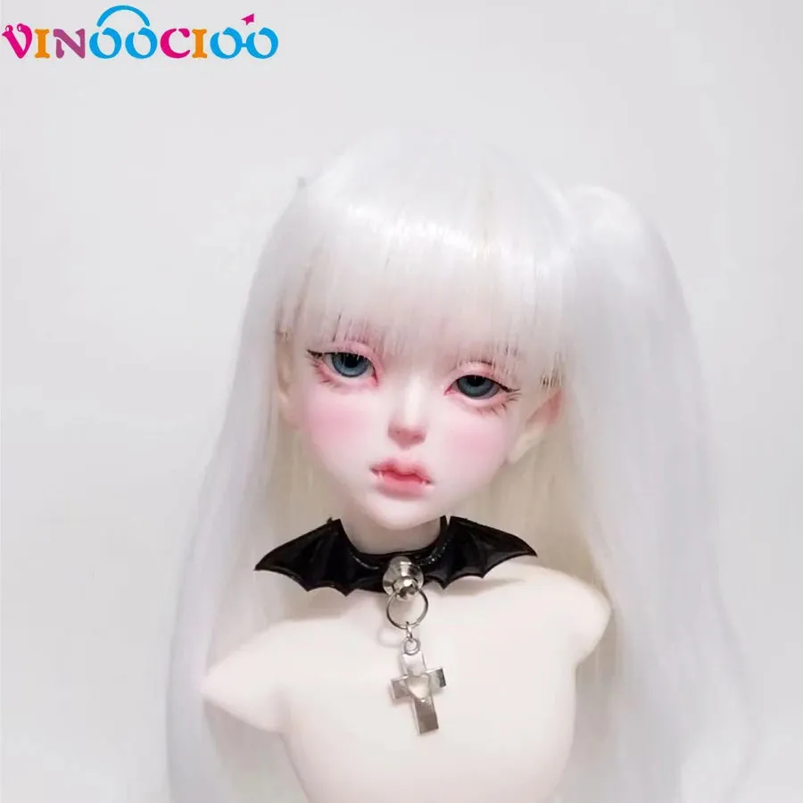 Devil Wing Choker Necklace for BJD Dolls (1/6, 1/4, 1/3 Scale) - Leather Leadrope Accessories