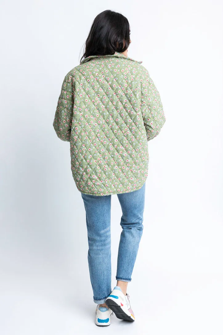 Ditzy Quilted Shacket