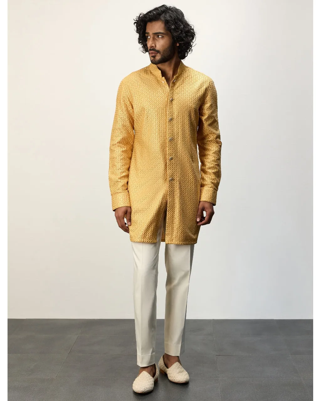 Golden Hour Front Open Kurta Set