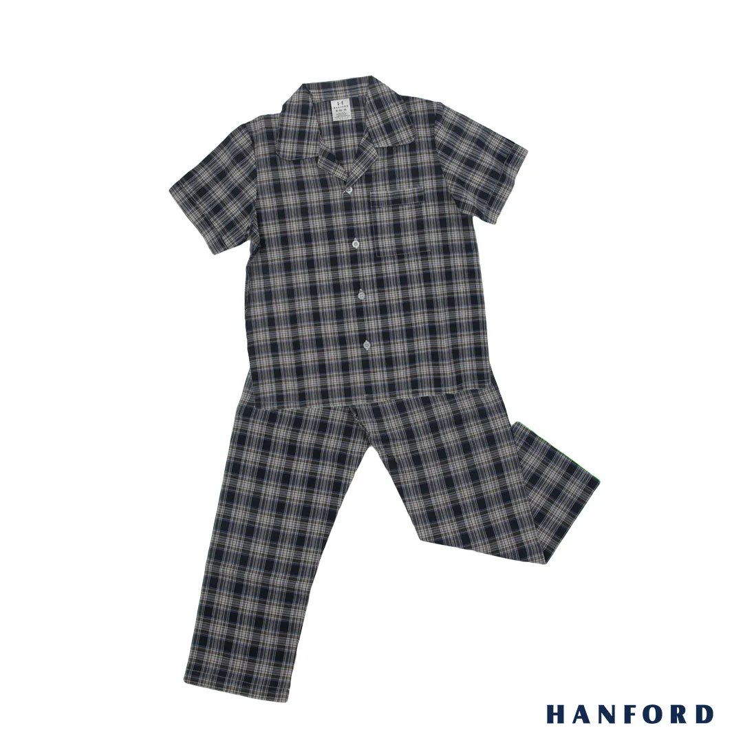 Hanford Kids/Teens Sleepwear Pajama - Woven Stripe/Checkered P2 (1set)