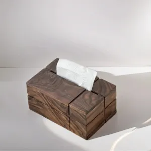 Hearthside Walnut Tissue Box