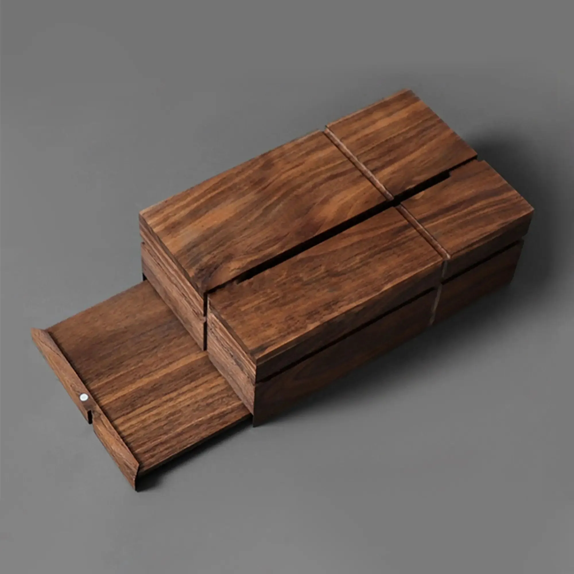 Hearthside Walnut Tissue Box