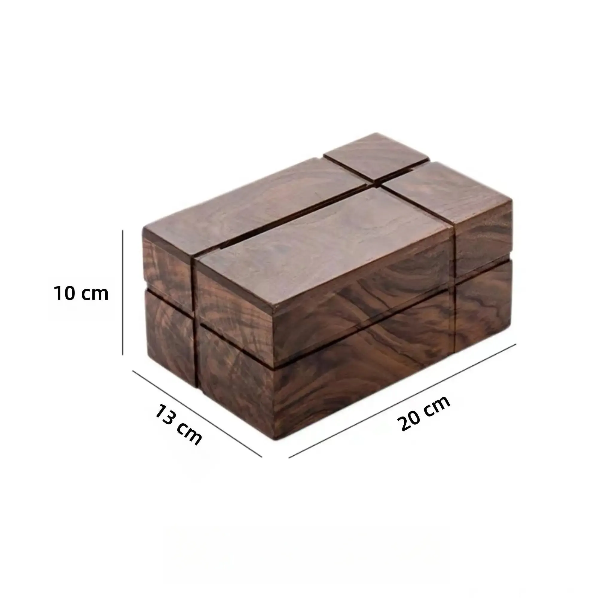 Hearthside Walnut Tissue Box