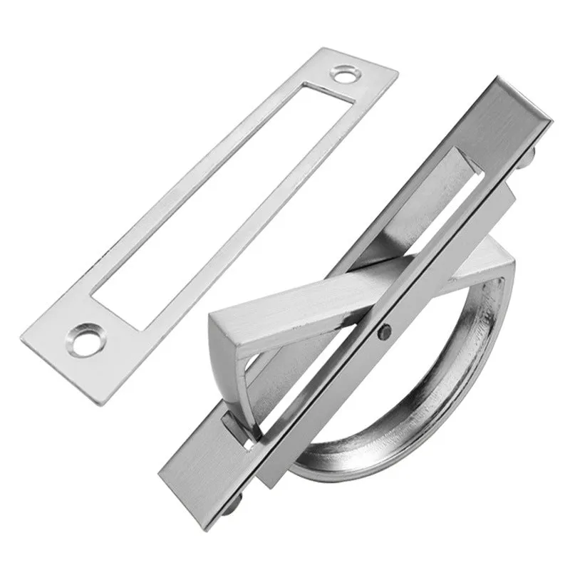 Japanese Style Tatami Concealed Chest of Drawer Door Drawer Handle All-Match Invisible Embedded Rotating Handle