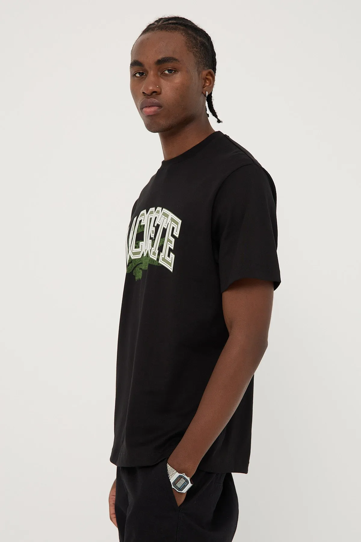 Lacoste Fall Wardrobe Tee Black