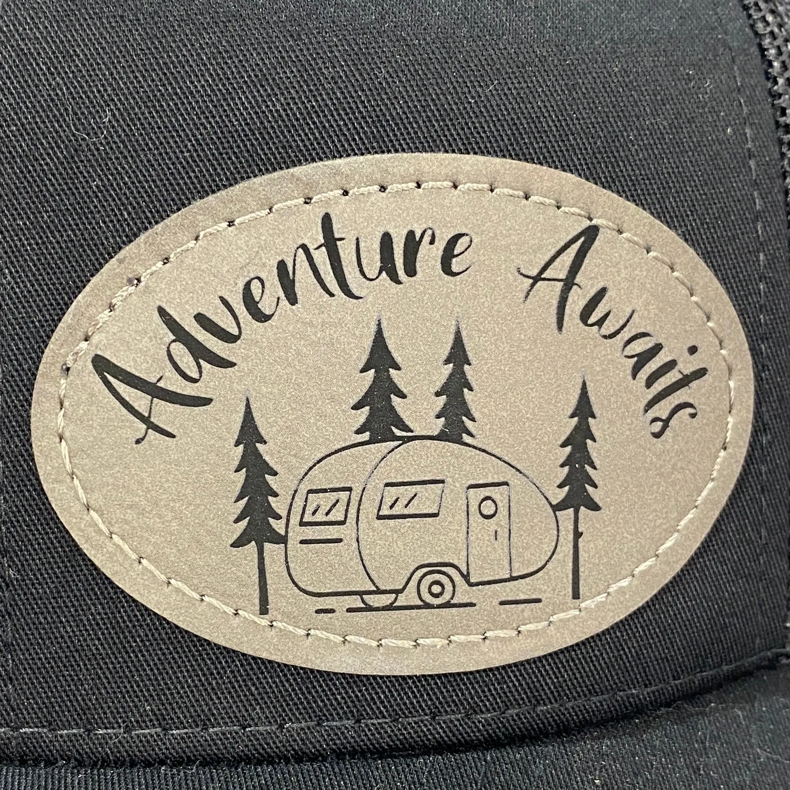 Leather Patch Hat