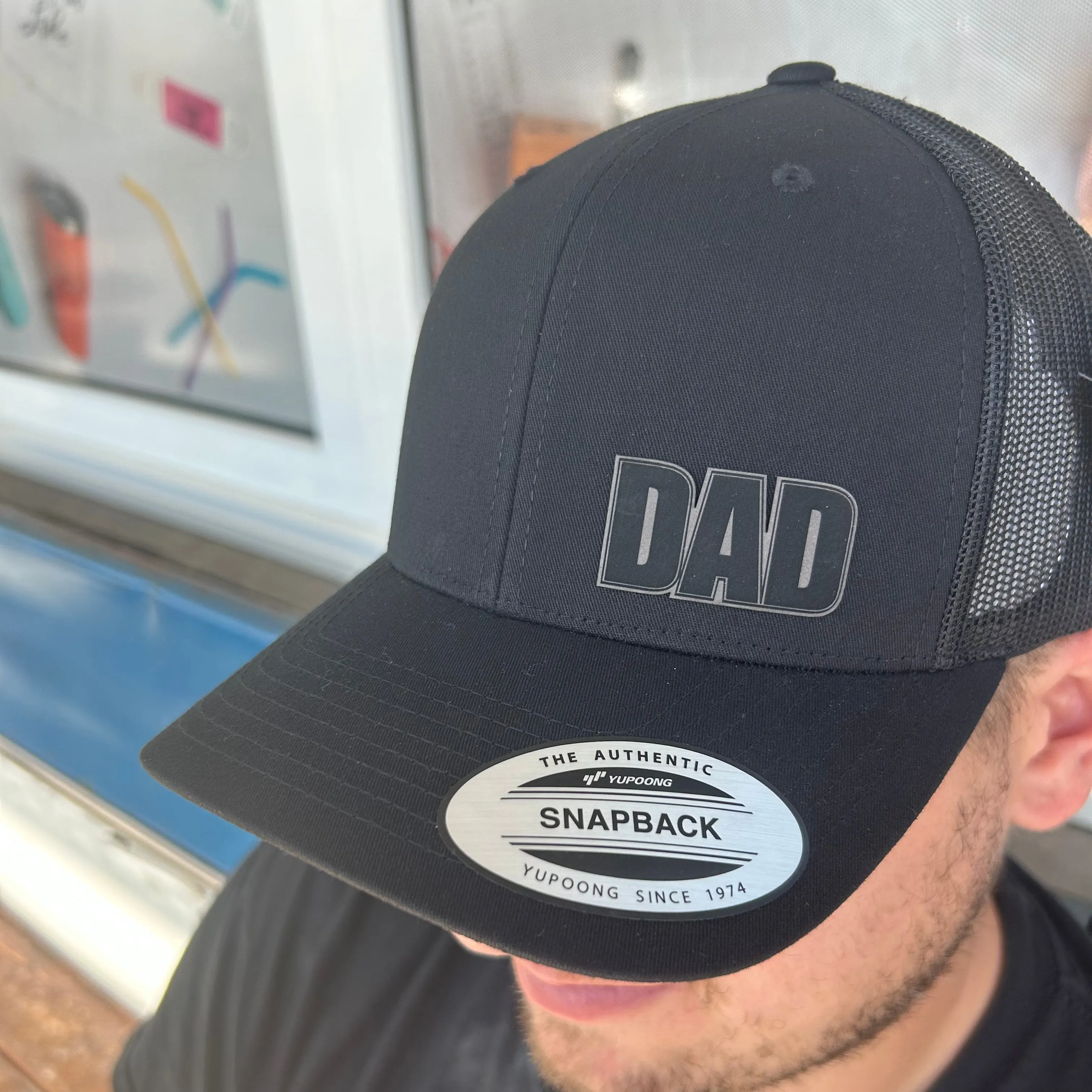 Leather Patch Hat