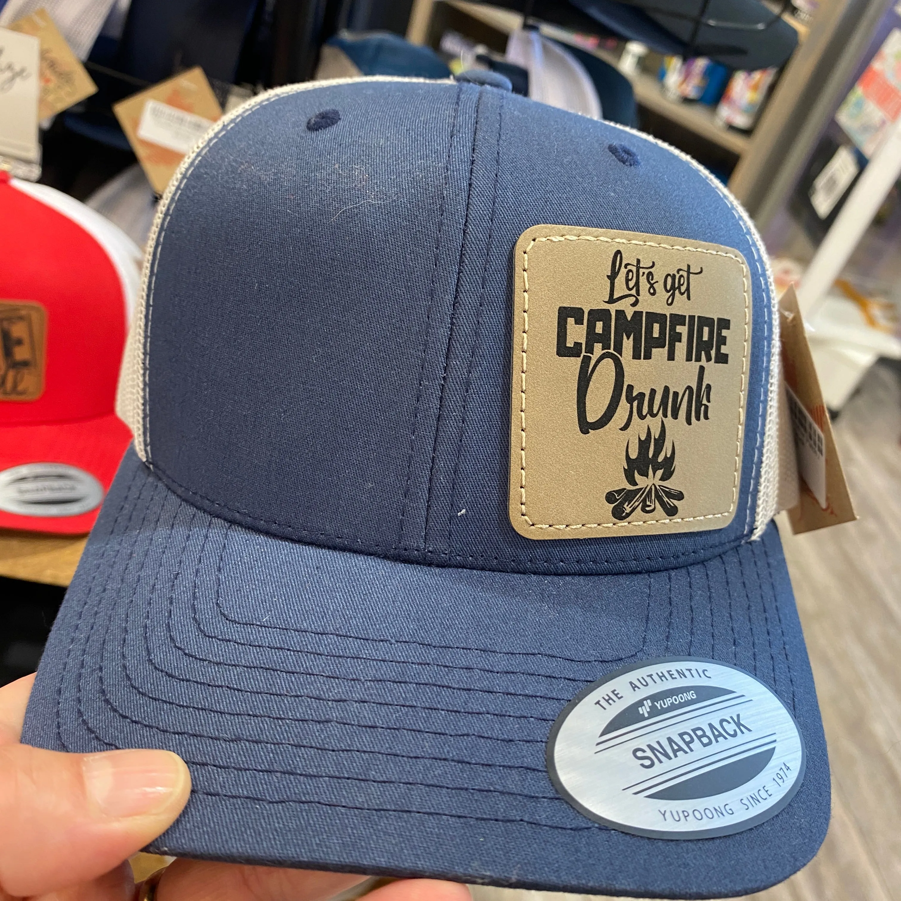 Leather Patch Hat