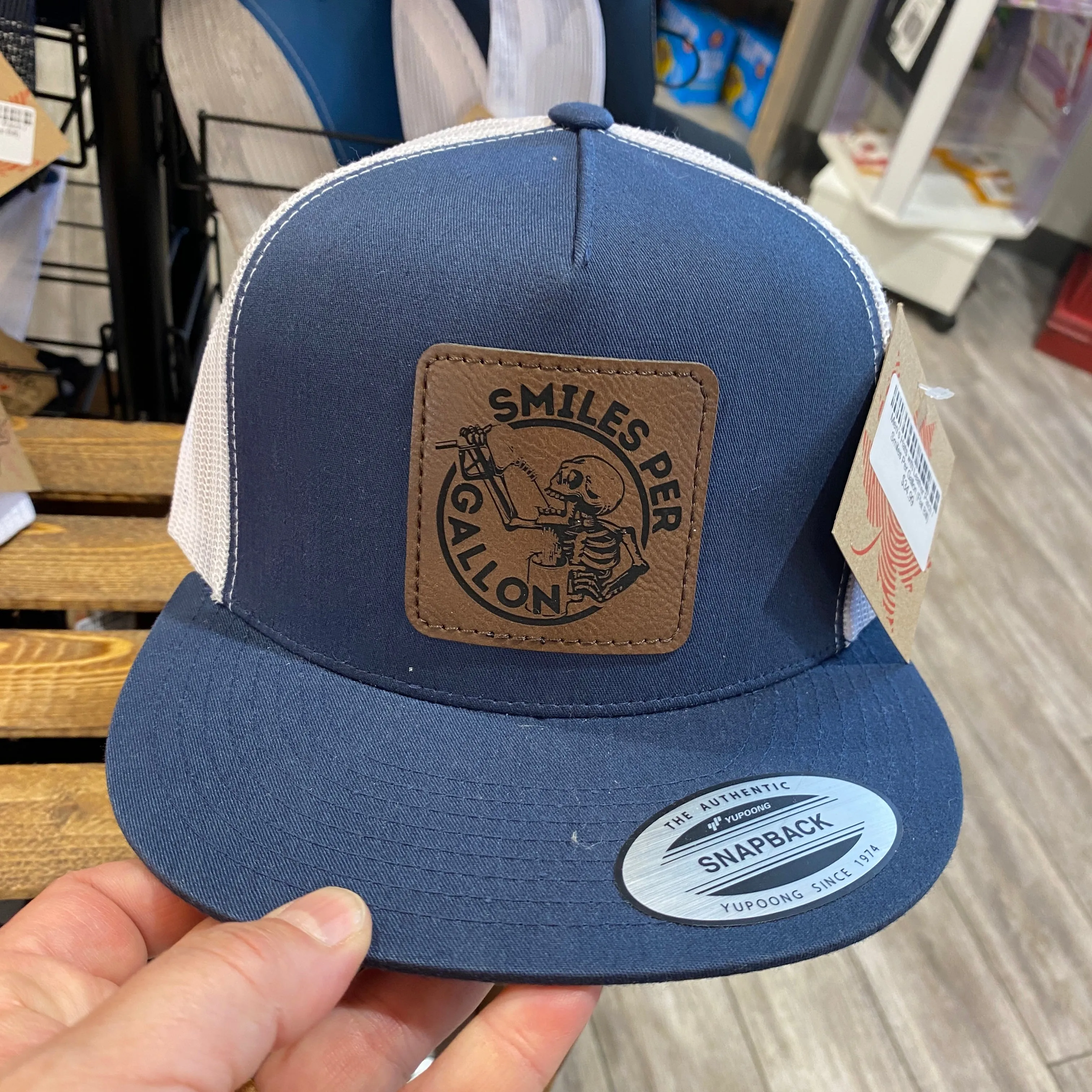 Leather Patch Hat