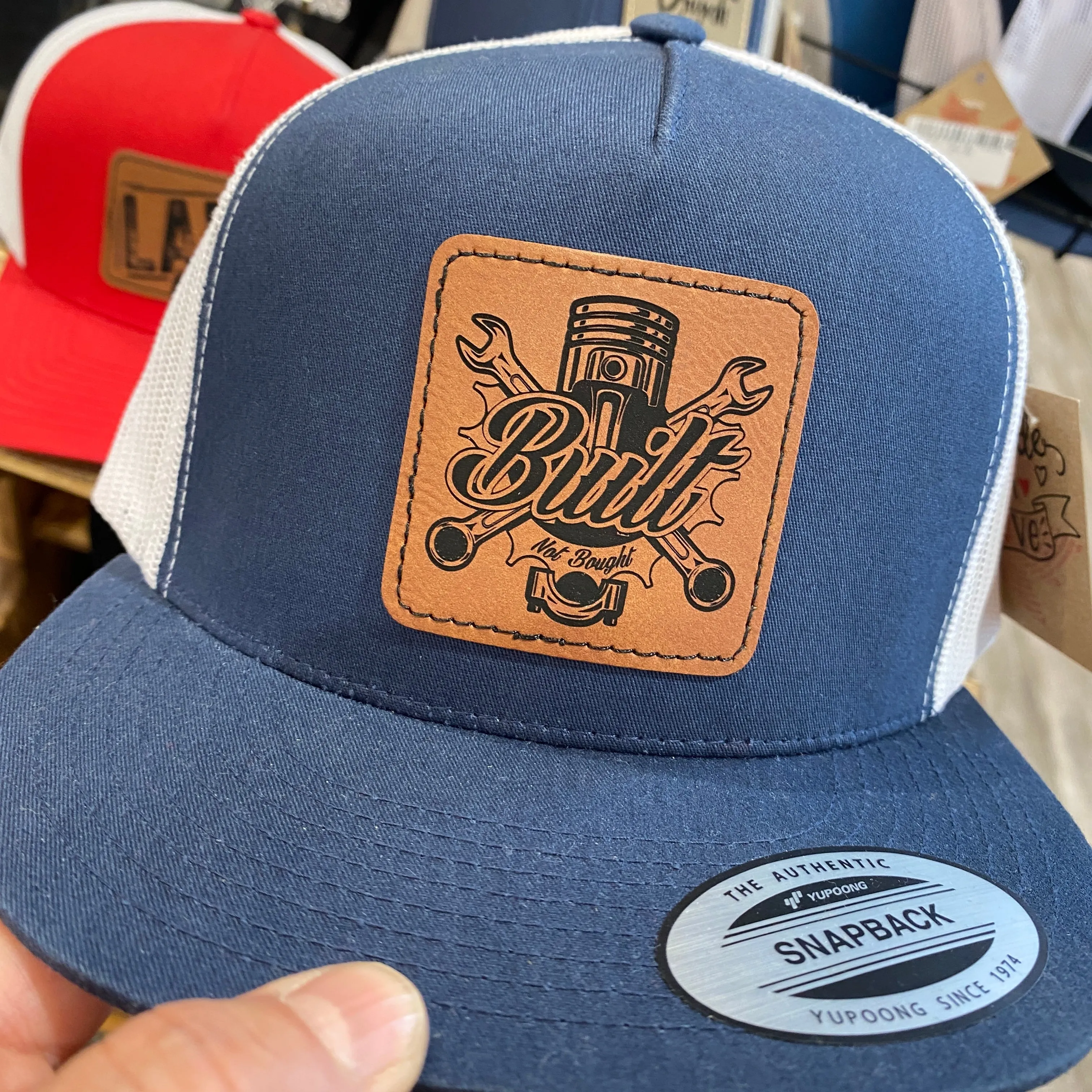 Leather Patch Hat