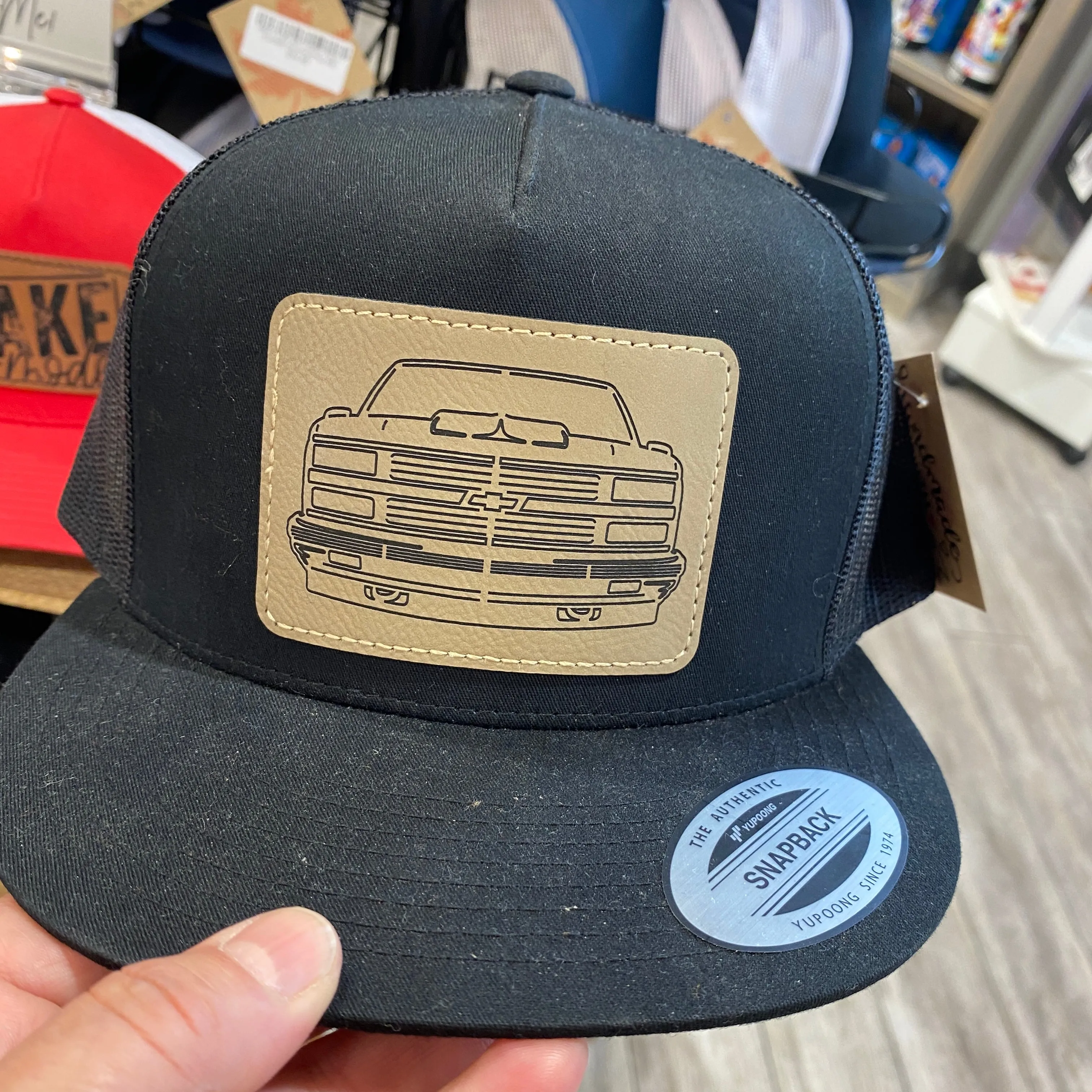 Leather Patch Hat