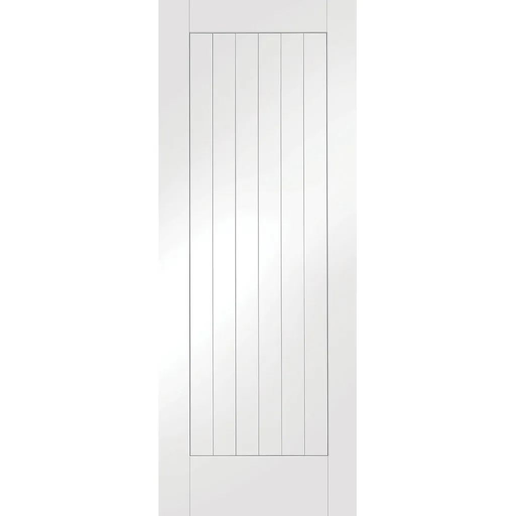 Minimalist Wardrobe Door & Frame Kit - Three Suffolk Flush Doors - White Primed