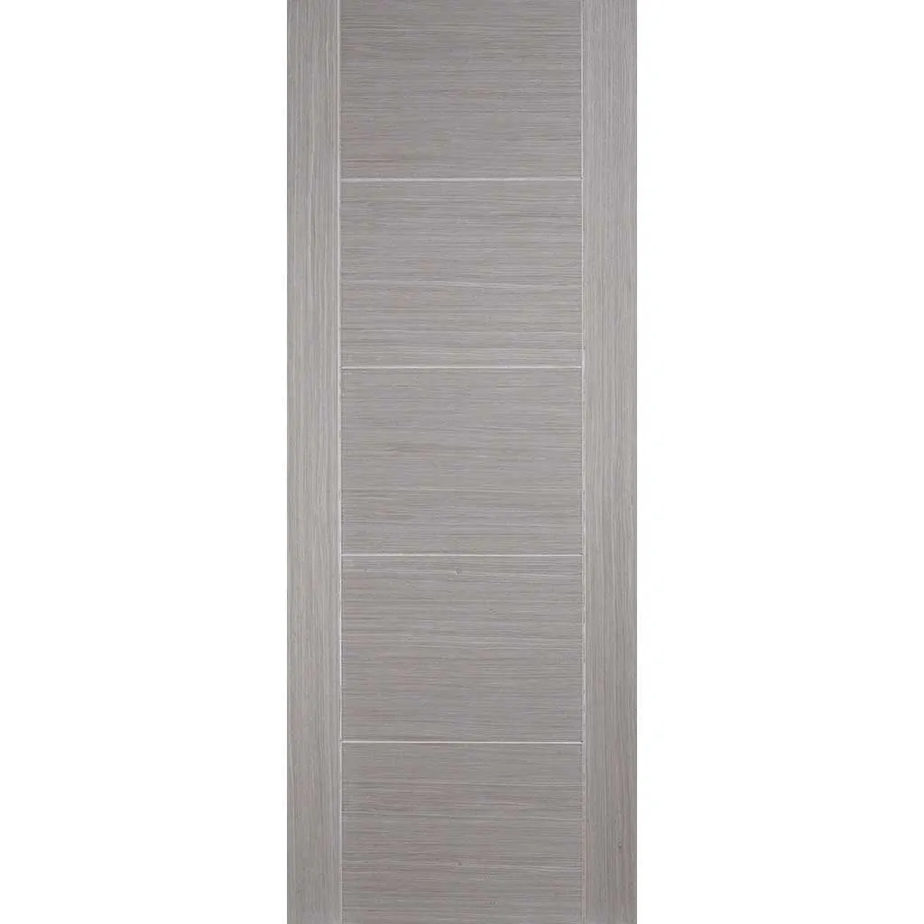 Minimalist Wardrobe Door & Frame Kit - Two Vancouver Light Grey Doors - Prefinished