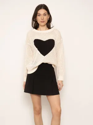 Open Stitch Heart Crew
