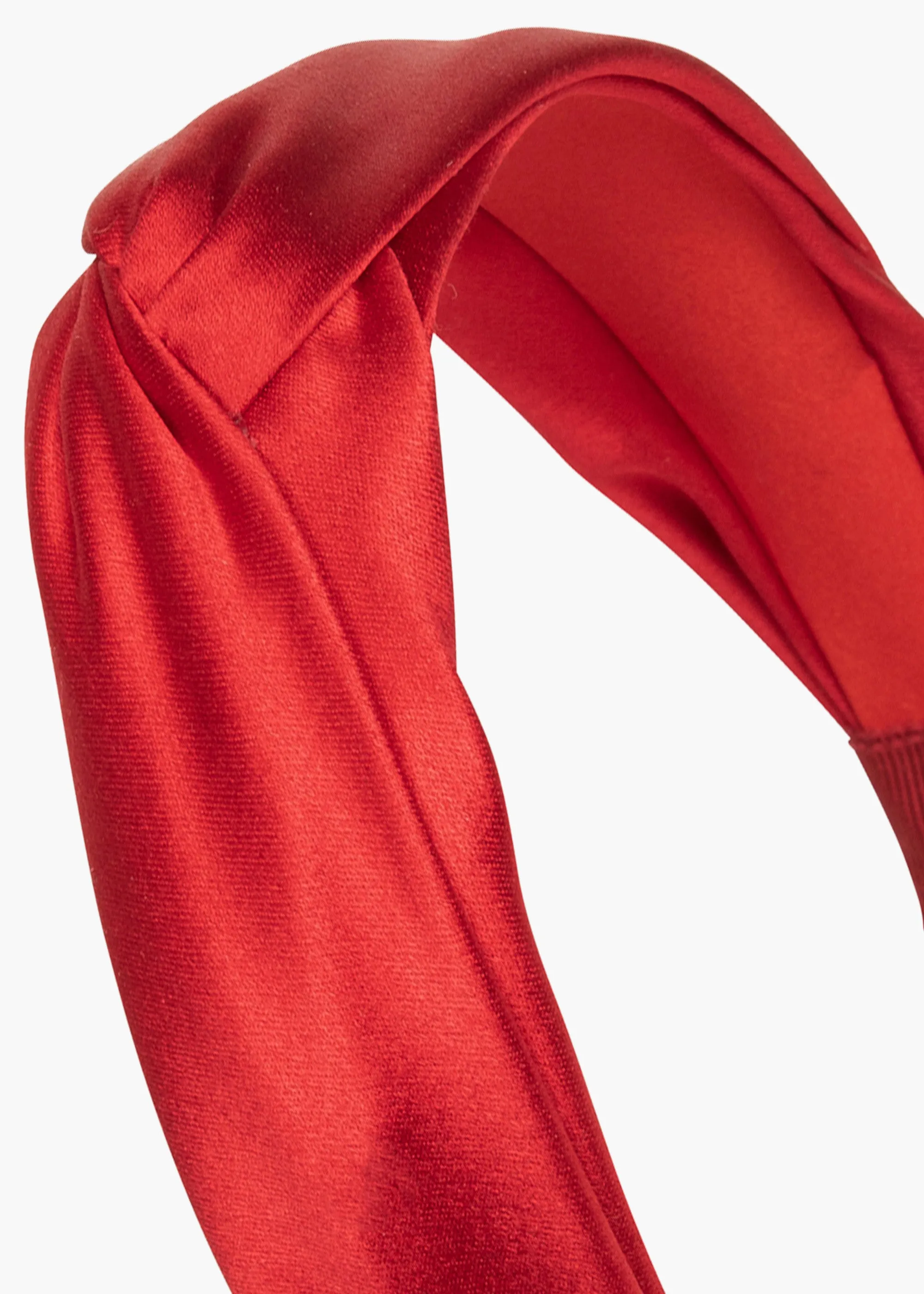 Petite Twist Headband -- Cherry