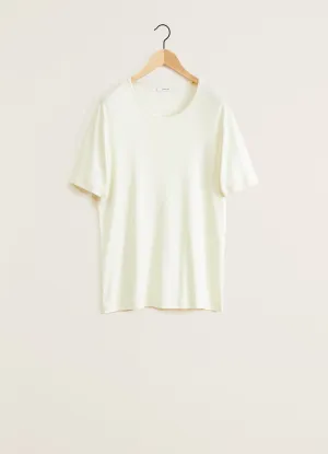 RIB U NECK T-SHIRT