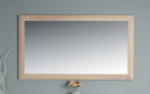 Rubeza Allwood 1420x800mm Luxury Framed Mirror - Wood Veneer